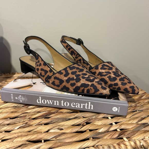 Franco Sarto Vickie2 Leopard Print Slingback - Picture 4 of 5